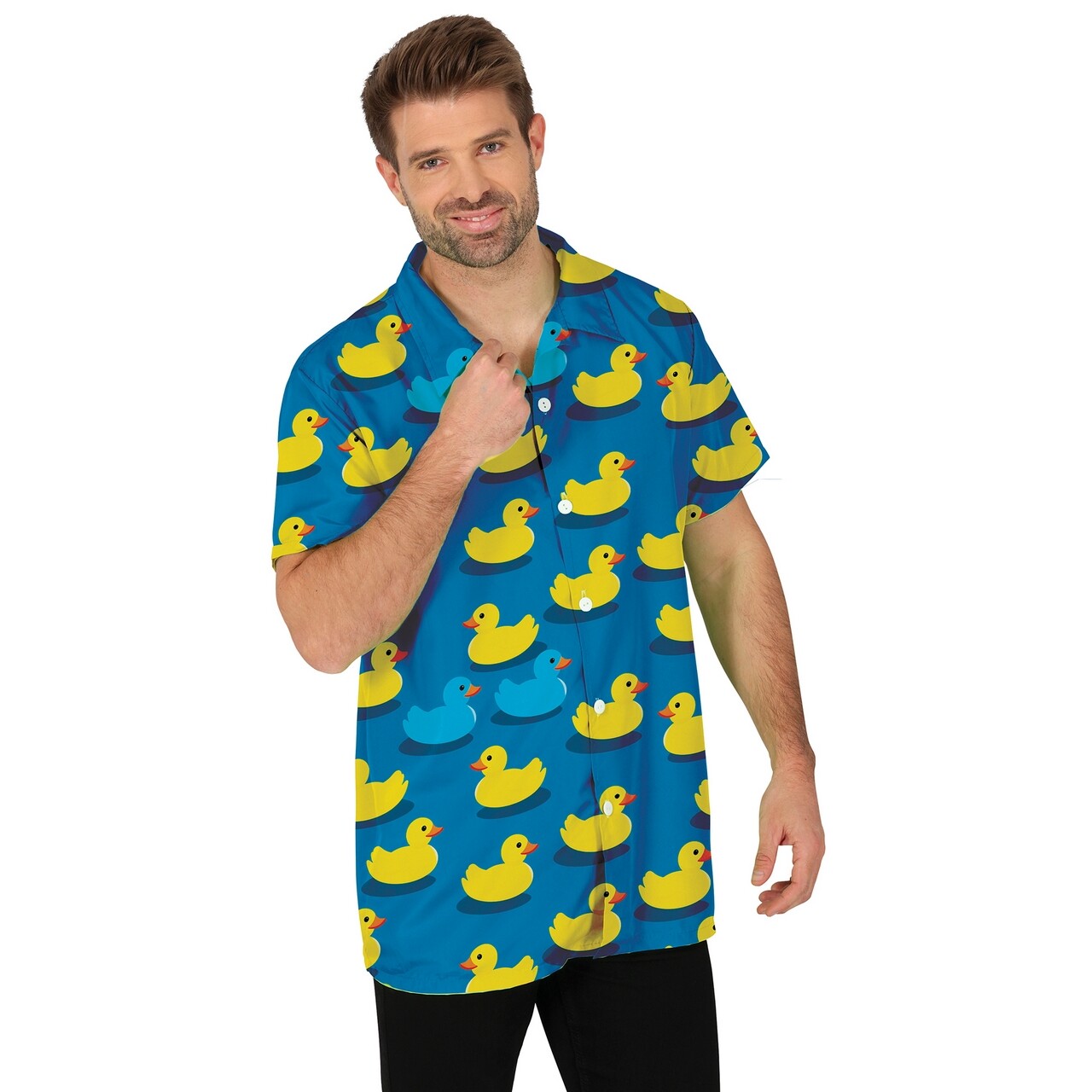 Op deze afbeelding zie je een Kostuums, van het merk Guirca. Rubber Duck Race Shirt Man