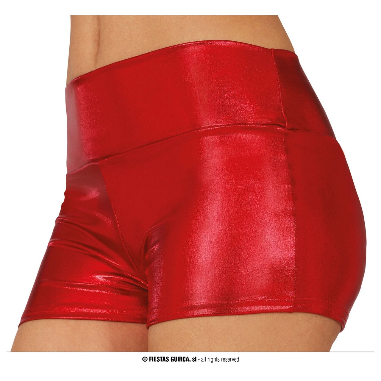 Op deze afbeelding zie je een Kostuums, van het merk Guirca. Metallic Ferrari Shorts Vrouw