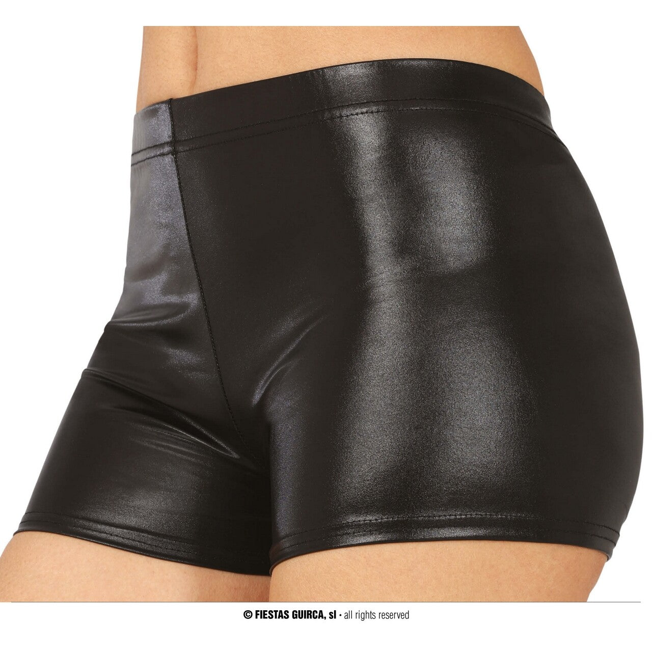 Op deze afbeelding zie je een Kostuums, van het merk Guirca. Metallic Shorts Black Beauty Vrouw