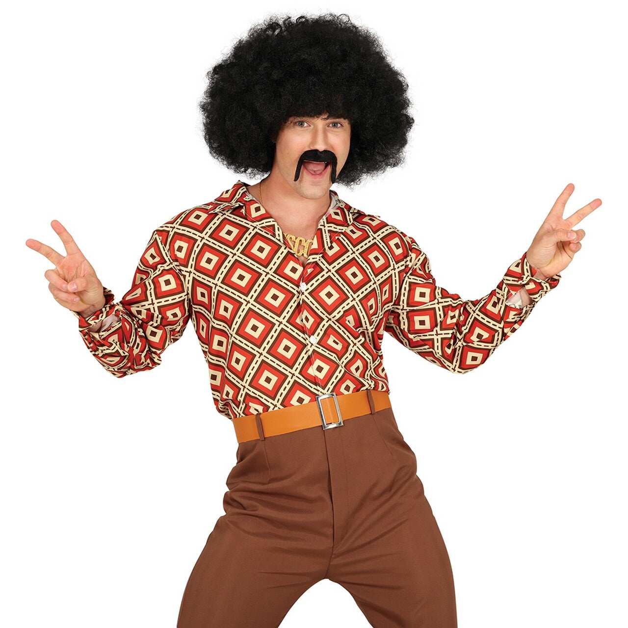Op deze afbeelding zie je een Kostuums, van het merk Guirca. 70s Bo Hazzard Blouse Man