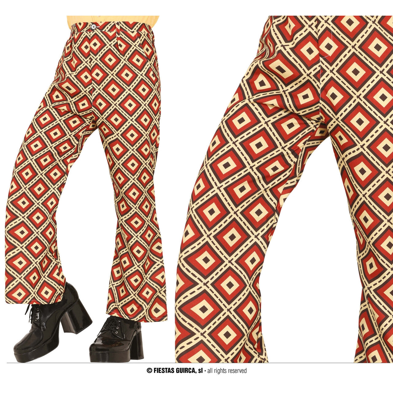 Op deze afbeelding zie je een Kostuums, van het merk Guirca. 70s Bo Hazzard Broek Man