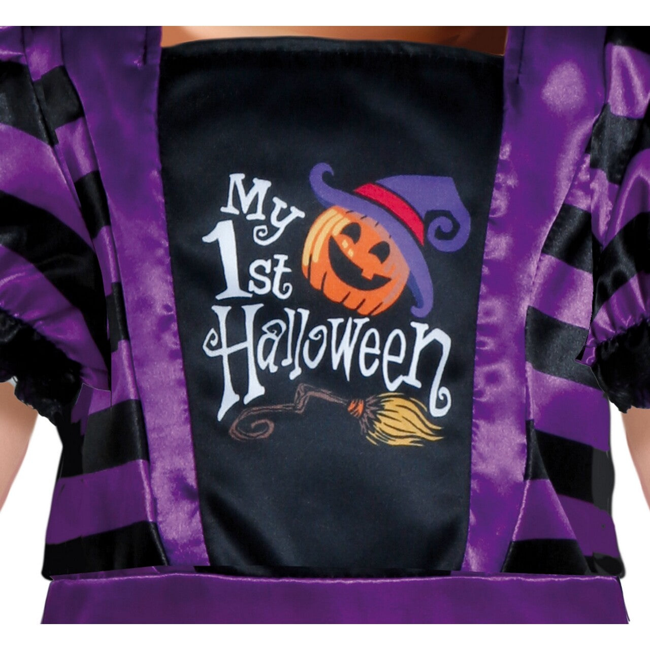Op deze afbeelding zie je een Kostuums, van het merk Guirca. Mijn Eerste Halloween Heksje Meisje Kostuum