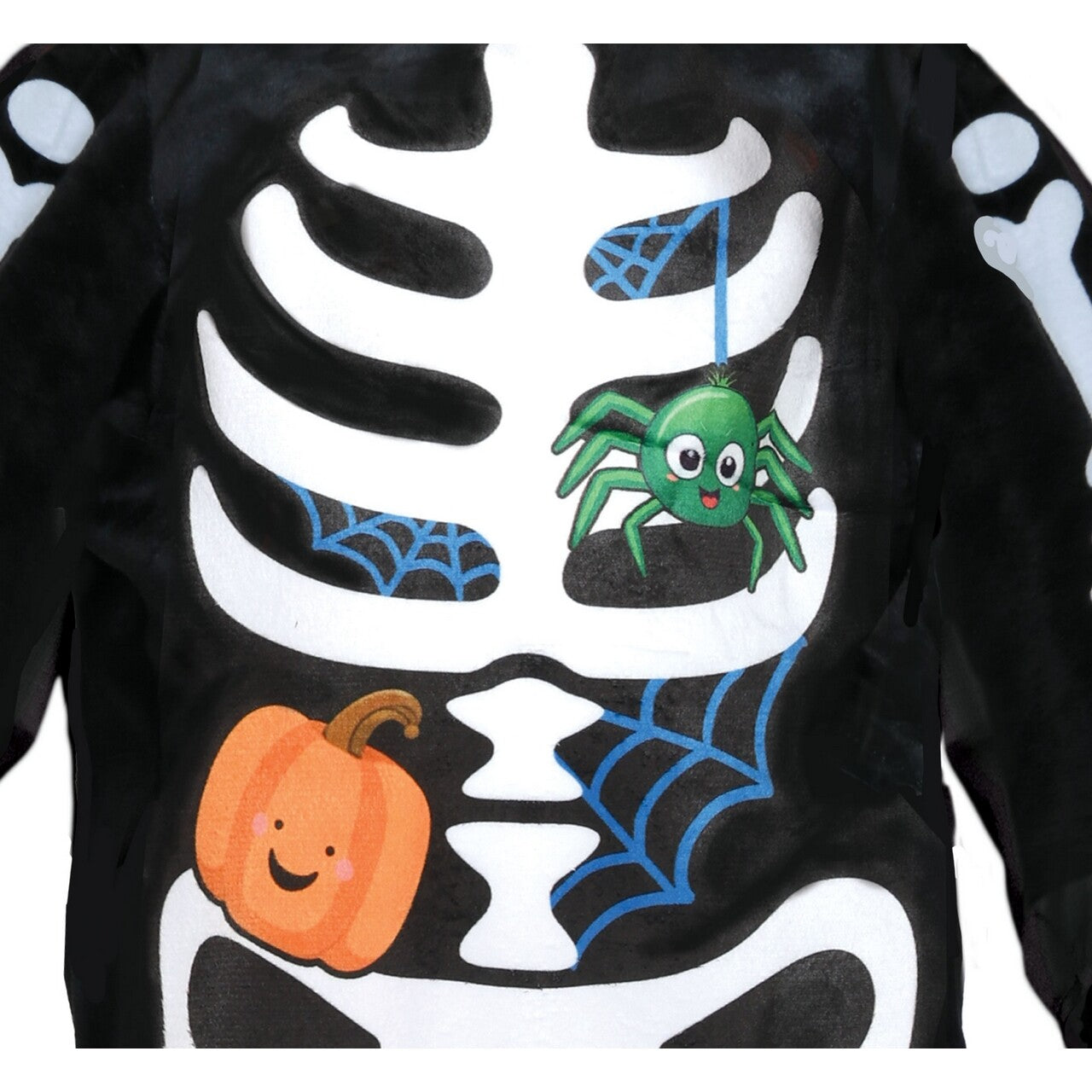 Op deze afbeelding zie je een Kostuums, van het merk Guirca. Geraamte Met Halloween Vriendjes Kind Kostuum