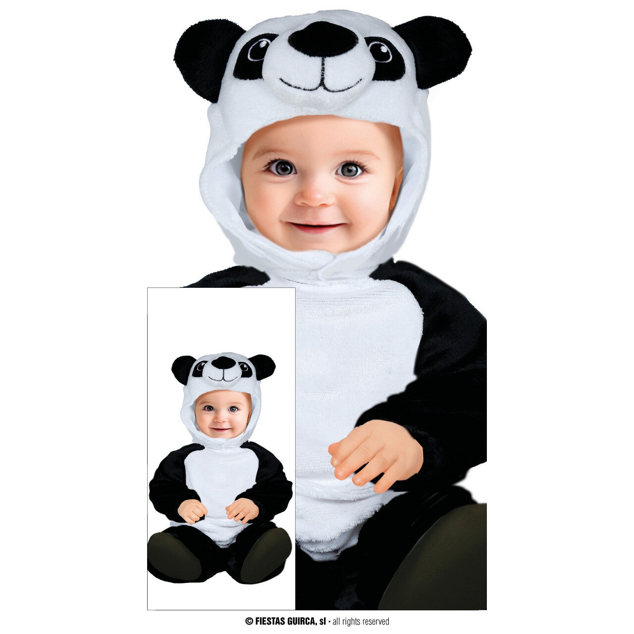 Op deze afbeelding zie je een Kostuums, van het merk Guirca. Superschattige Baby Panda Jongen Kostuum
