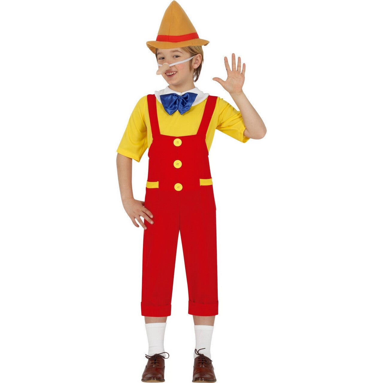 Op deze afbeelding zie je een Kostuums, van het merk Guirca. Puppetboy Nooit Meer Liegen Kind Kostuum