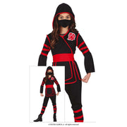 Op deze afbeelding zie je een Kostuums, van het merk Guirca. Ninja Vechtende Schaduw Kind Kostuum