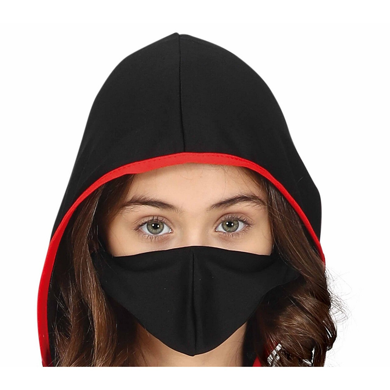 Op deze afbeelding zie je een Kostuums, van het merk Guirca. Ninja Vechtende Schaduw Kind Kostuum