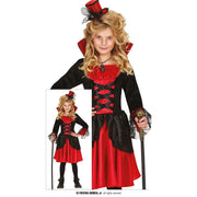 Op deze afbeelding zie je een Kostuums, van het merk Guirca. Vampirina Ella Bijt In Je Nek Meisje Kostuum