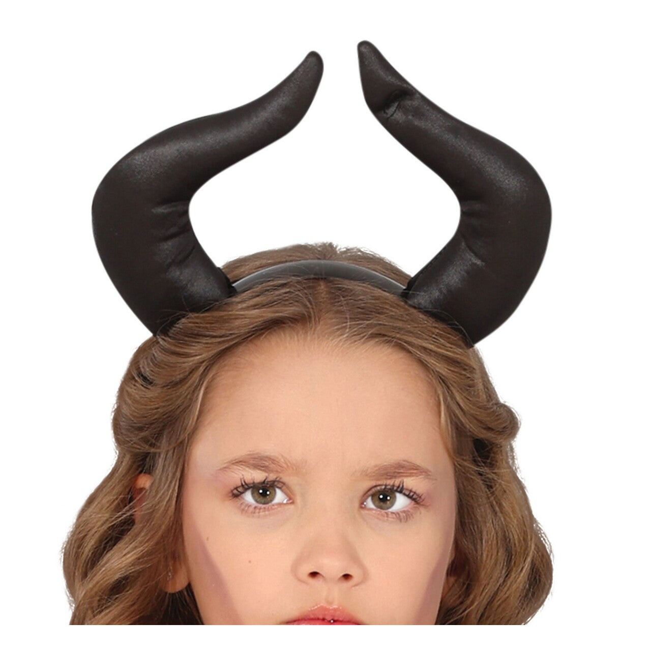 Op deze afbeelding zie je een Kostuums, van het merk Guirca. Maleficent Sprookjes Heks Meisje Kostuum