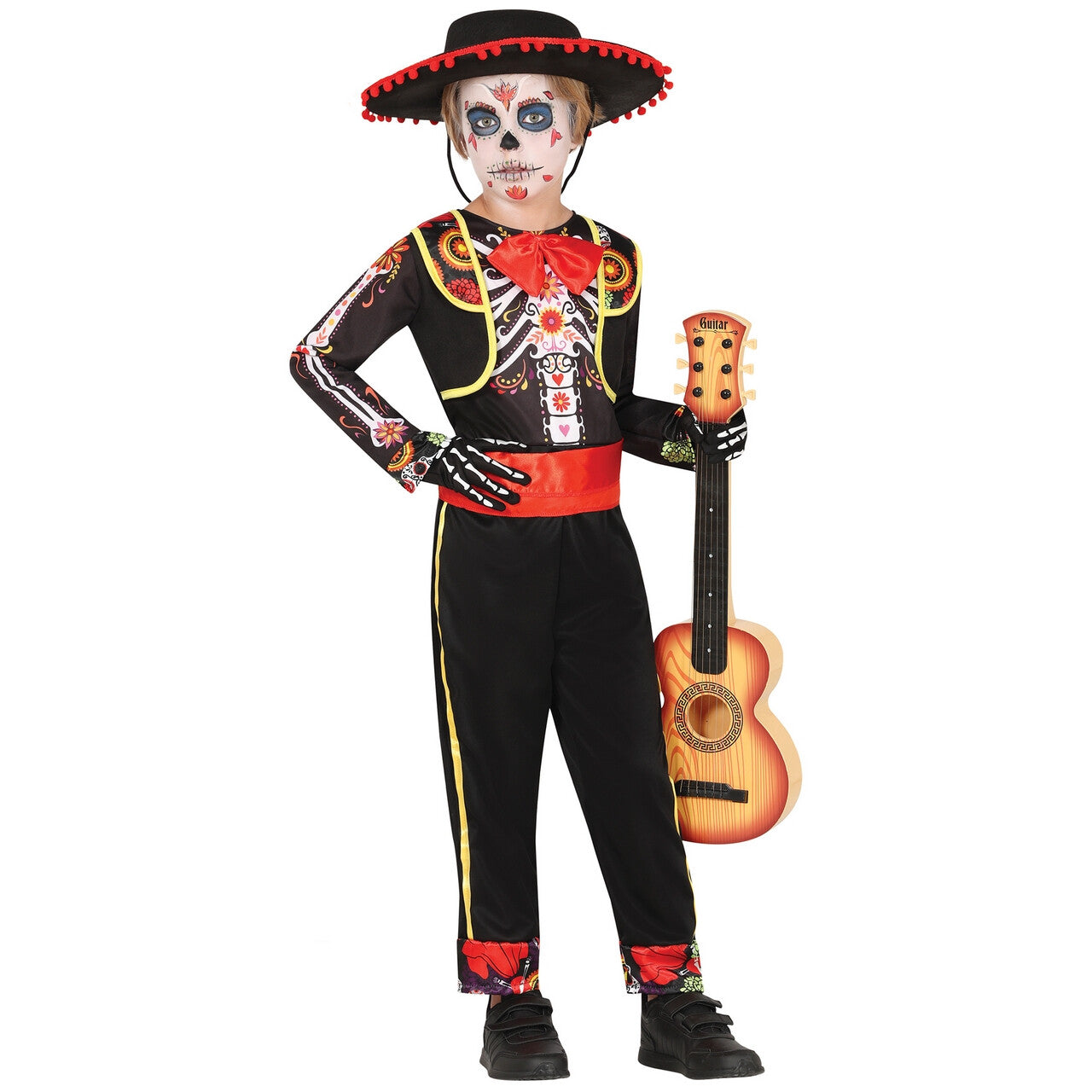 Op deze afbeelding zie je een Kostuums, van het merk Guirca. Jongste Mariachi Bandlid Miguelito Jongen Kostuum