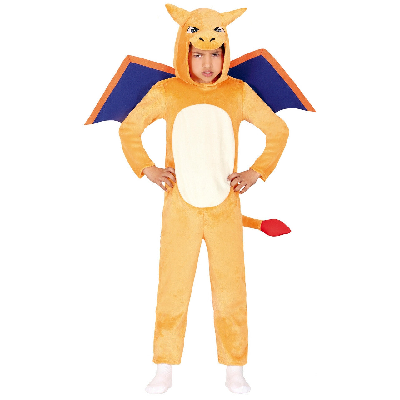 Op deze afbeelding zie je een Kostuums, van het merk Guirca. Vuur Draak Blaze Power Meisje Kostuum