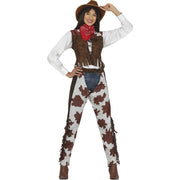 Op deze afbeelding zie je een Kostuums, van het merk Guirca. Stoere Cowgirl Miley Vrouw Kostuum