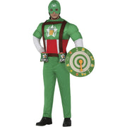 Op deze afbeelding zie je een Kostuums, van het merk Guirca. Superheld Bierfeest Kapitein Pils Man Kostuum