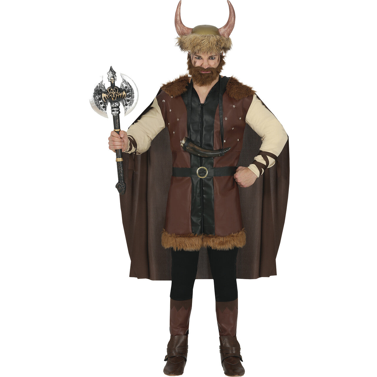 Op deze afbeelding zie je een Kostuums, van het merk Guirca. Christian Hoorns Viking Man Kostuum