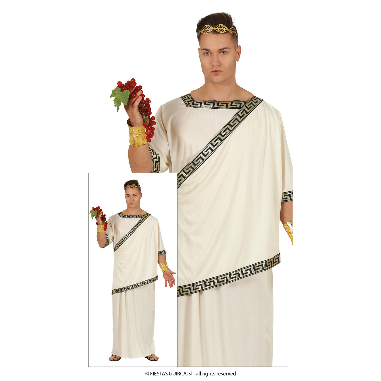Op deze afbeelding zie je een Kostuums, van het merk Guirca. Romeo De Romein Man Kostuum