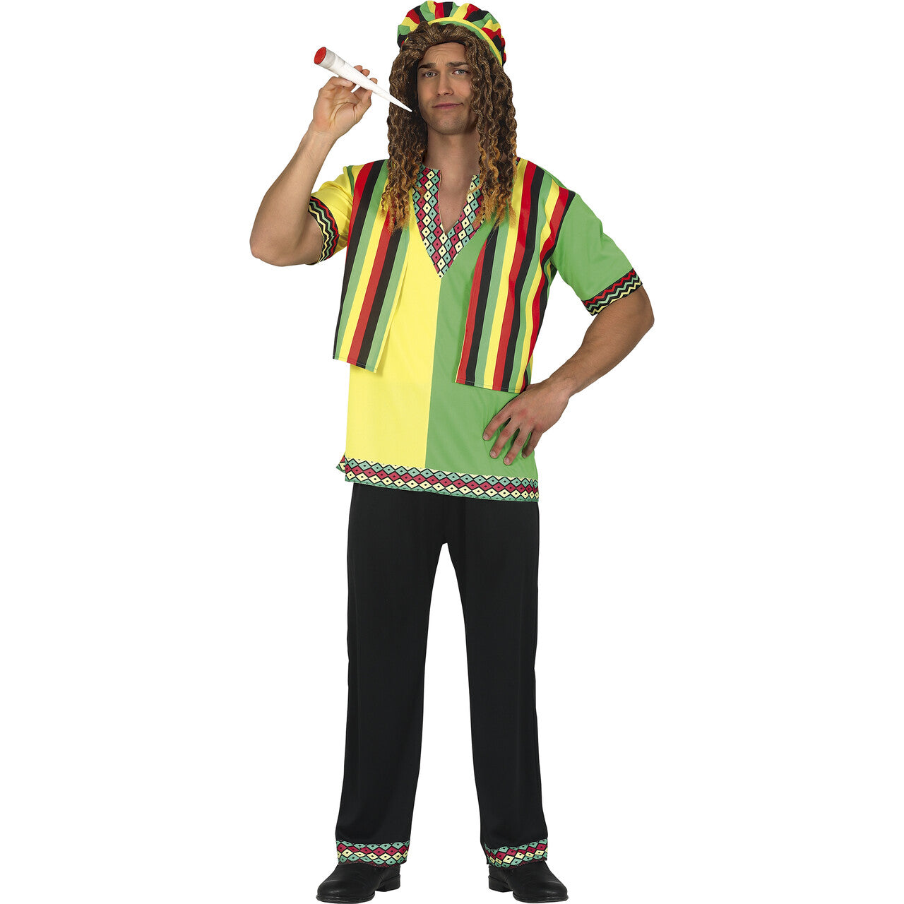 Op deze afbeelding zie je een Kostuums, van het merk Guirca. Jamaica Chill Vibes Man Kostuum