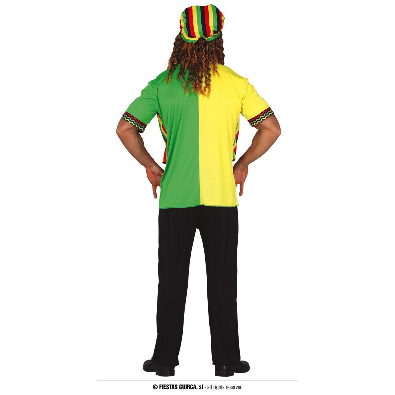 Op deze afbeelding zie je een Kostuums, van het merk Guirca. Jamaica Chill Vibes Man Kostuum