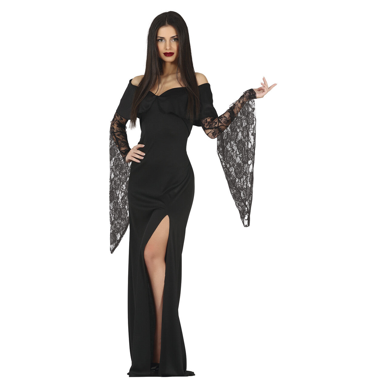 Op deze afbeelding zie je een Kostuums, van het merk Guirca. Mother Of Goth Darcy Darkness Vrouw Kostuum