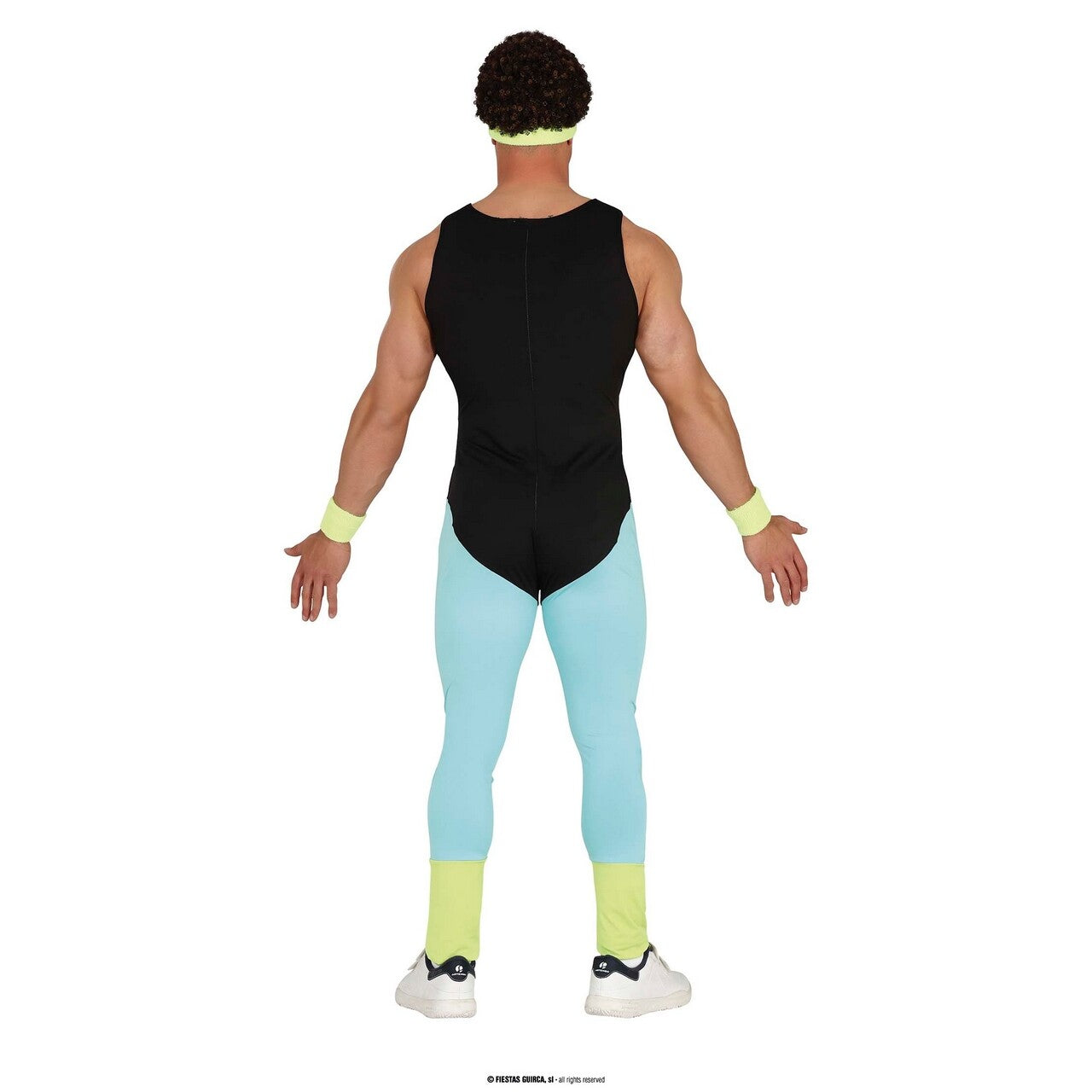 Op deze afbeelding zie je een Kostuums, van het merk Guirca. Gymstyle Jaren 80 Aerobics Ferry Lenig Man Kostuum
