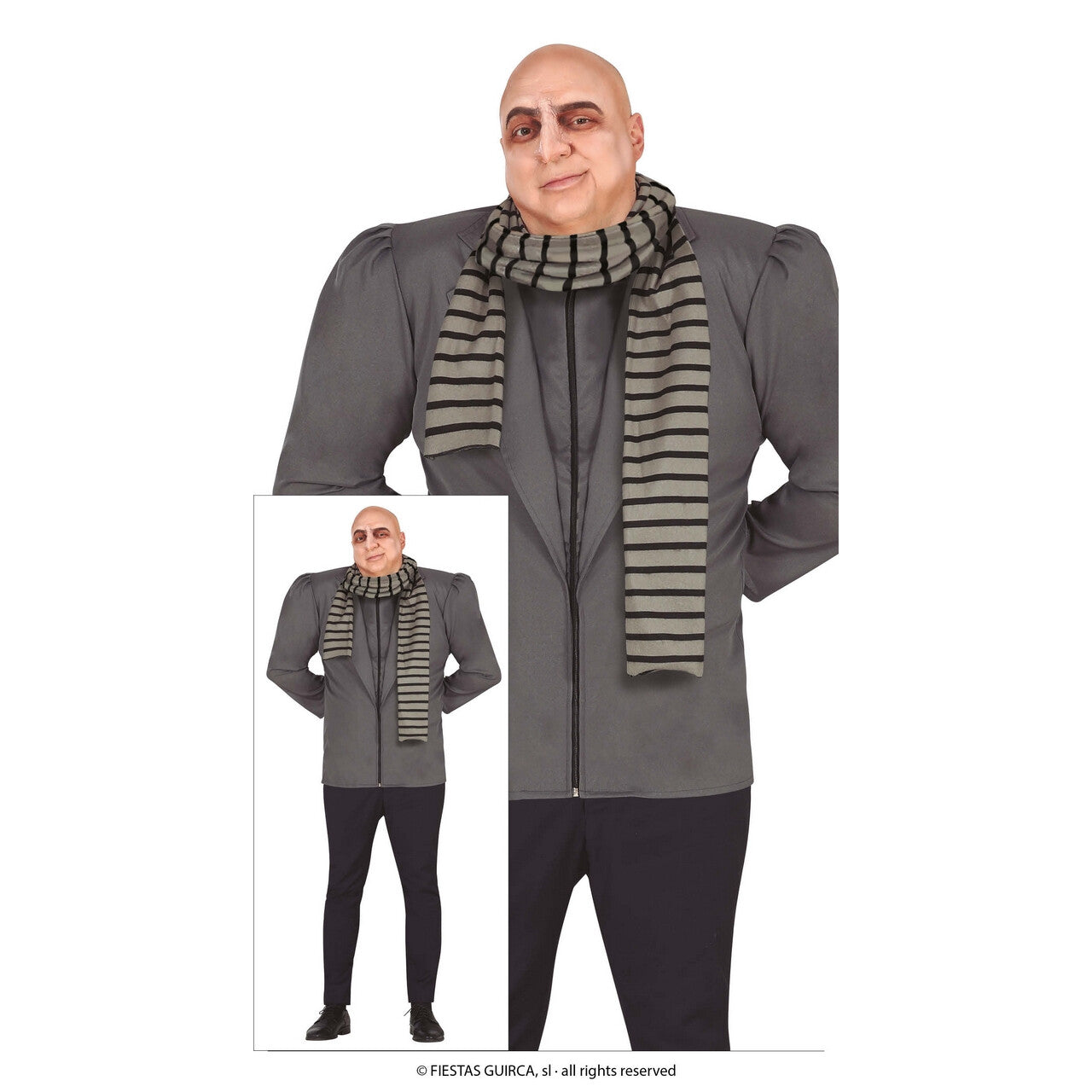 Op deze afbeelding zie je een Kostuums, van het merk Guirca. Lieve Superschurk Gru Man Kostuum