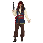 Op deze afbeelding zie je een Kostuums, van het merk Guirca. Piraat Jack Goudmijn Man Kostuum