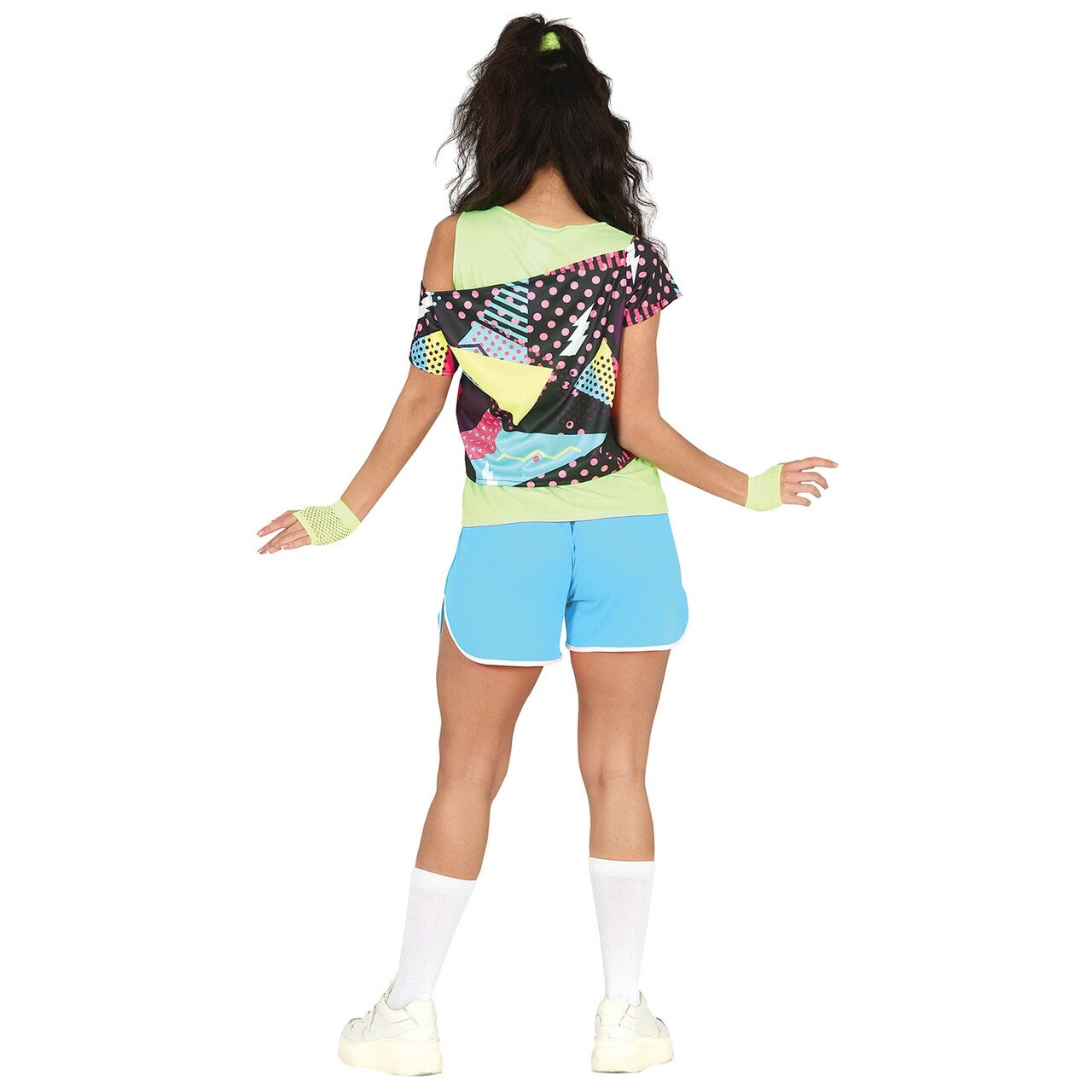 Op deze afbeelding zie je een Kostuums, van het merk Guirca. Gymstyle Jaren 80 Sabrina Vrouw Kostuum