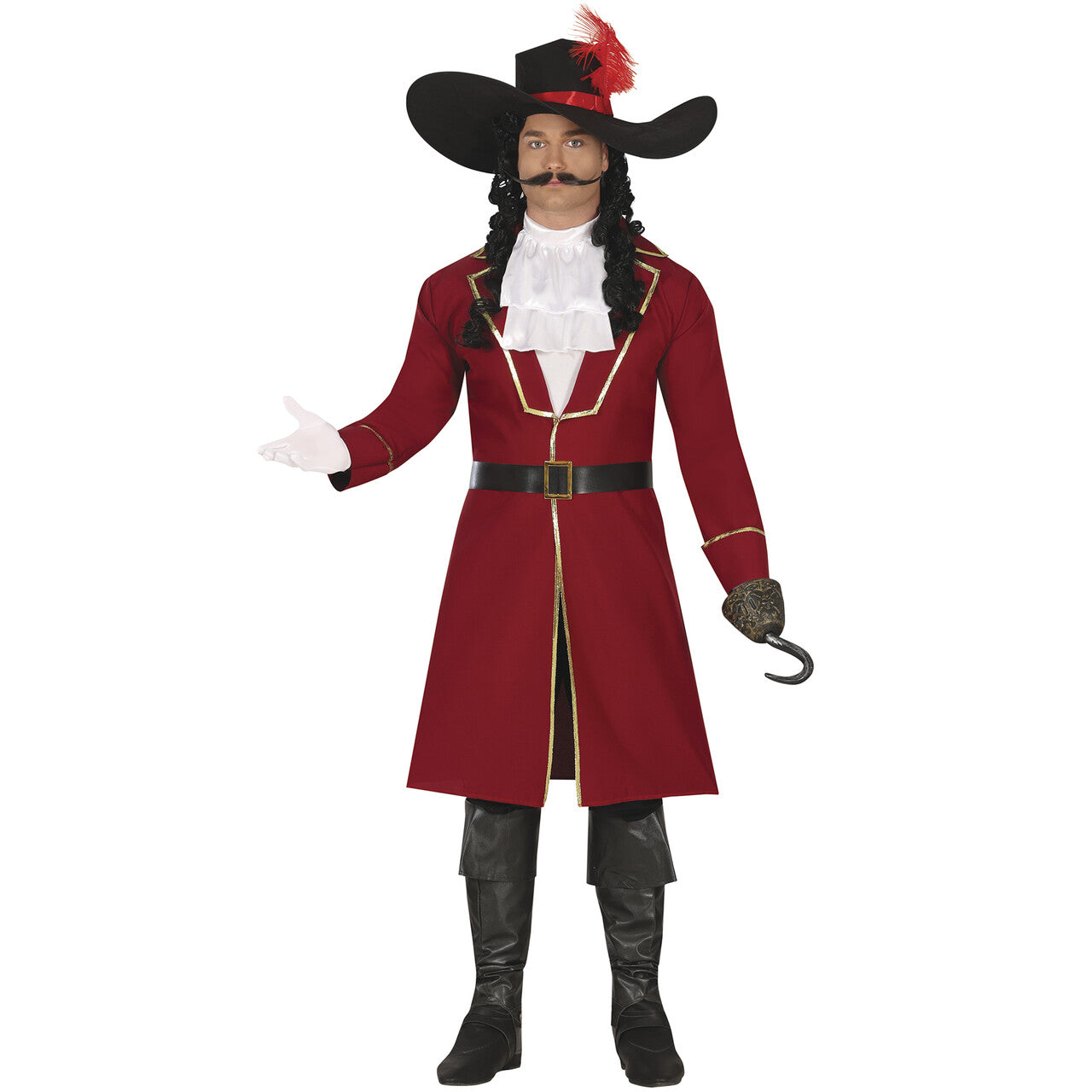 Op deze afbeelding zie je een Kostuums, van het merk Guirca. Kapitein Piratenschip Atlantis Man Kostuum