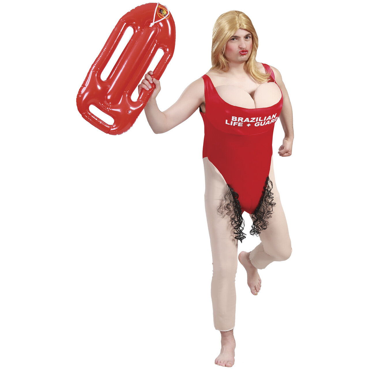 Op deze afbeelding zie je een Kostuums, van het merk Guirca. Brazilian Life Guard Man Kostuum