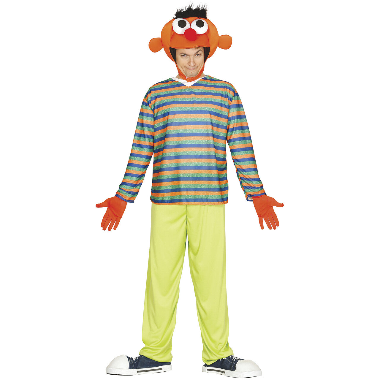 Op deze afbeelding zie je een Kostuums, van het merk Guirca. Er-Niet Oranje Vriend Kostuum Man