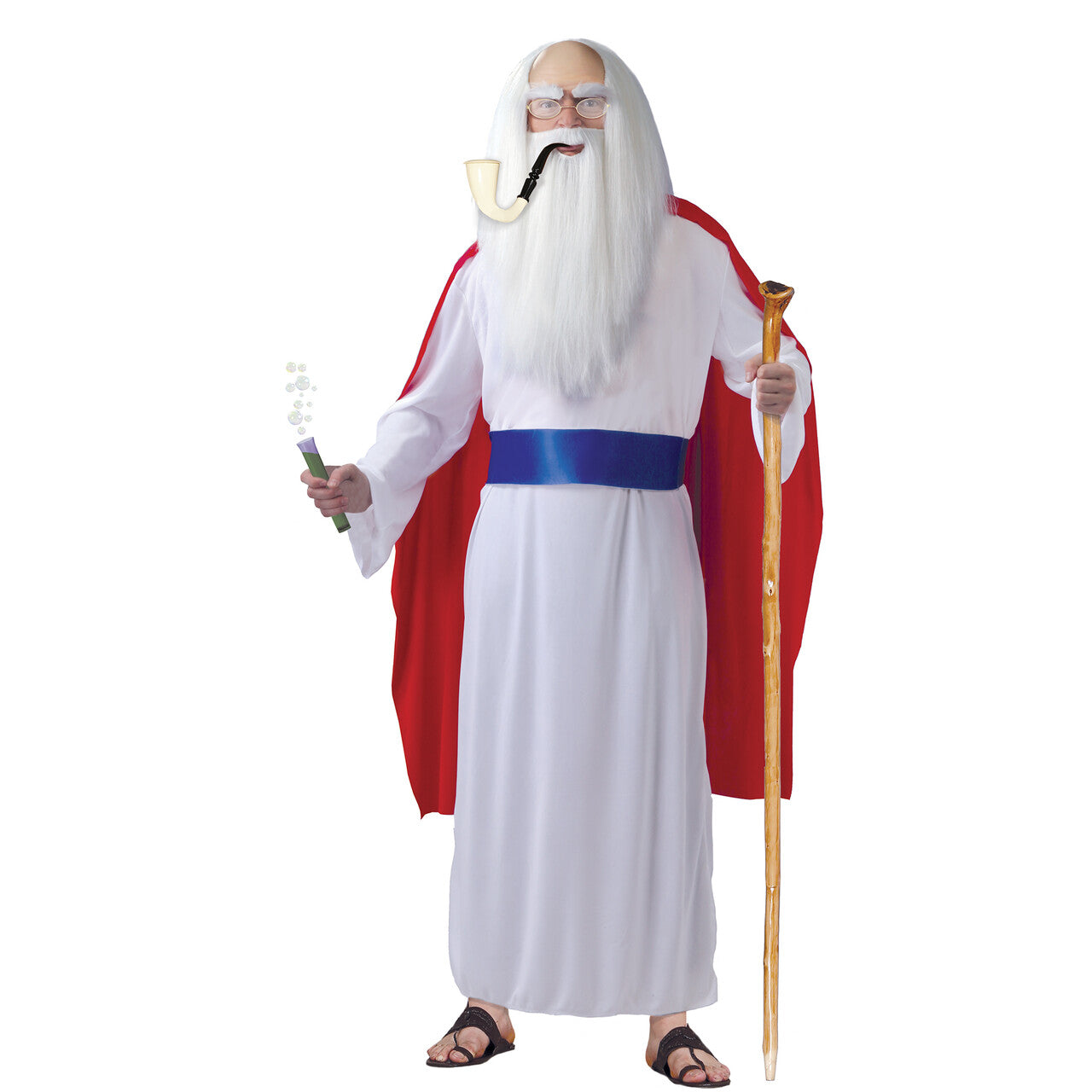 Op deze afbeelding zie je een Kostuums, van het merk Guirca. Oude En Wijze Druide Man Kostuum
