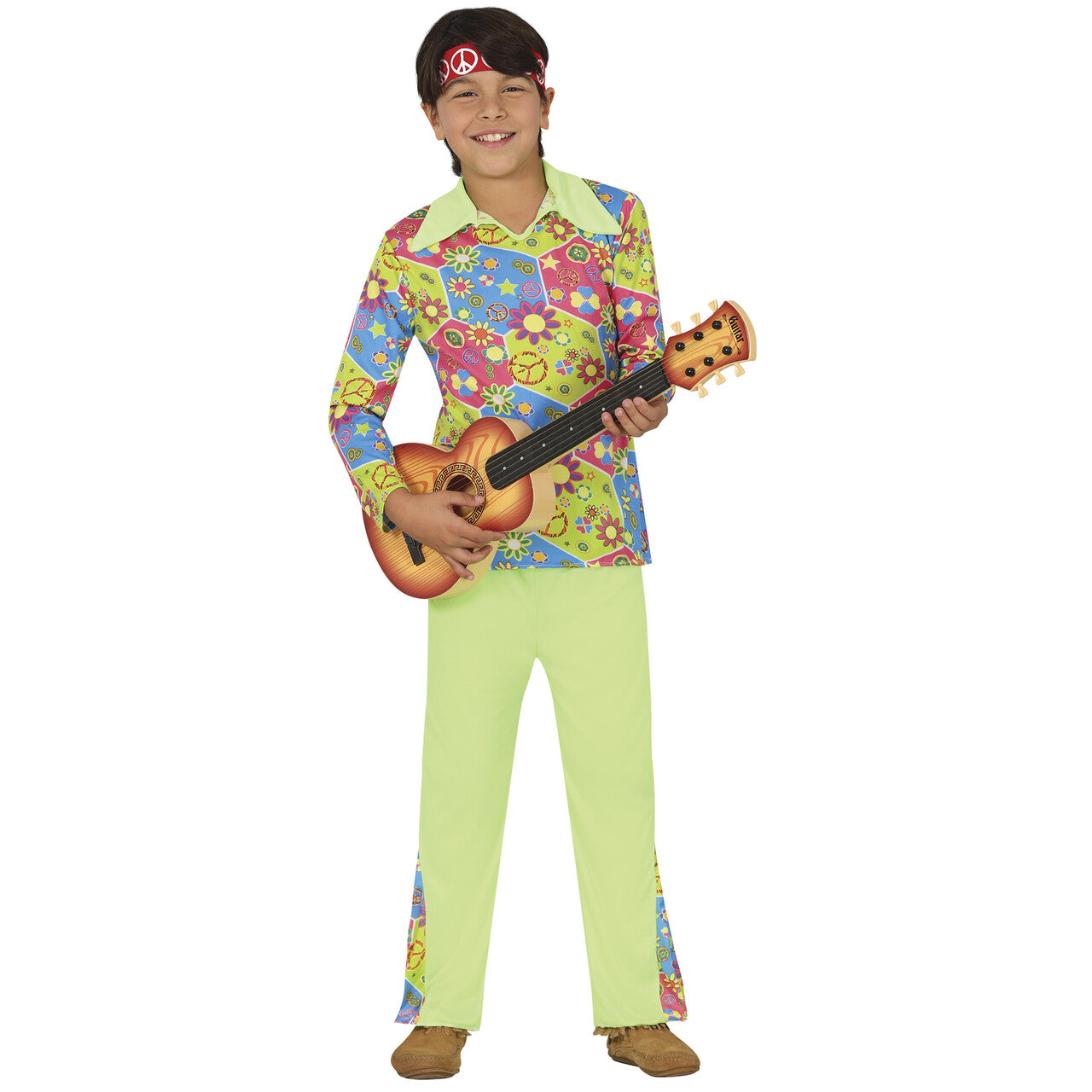 Op deze afbeelding zie je een Kostuums, van het merk Guirca. 60s Harry Hippie Shake Jongen Kostuum