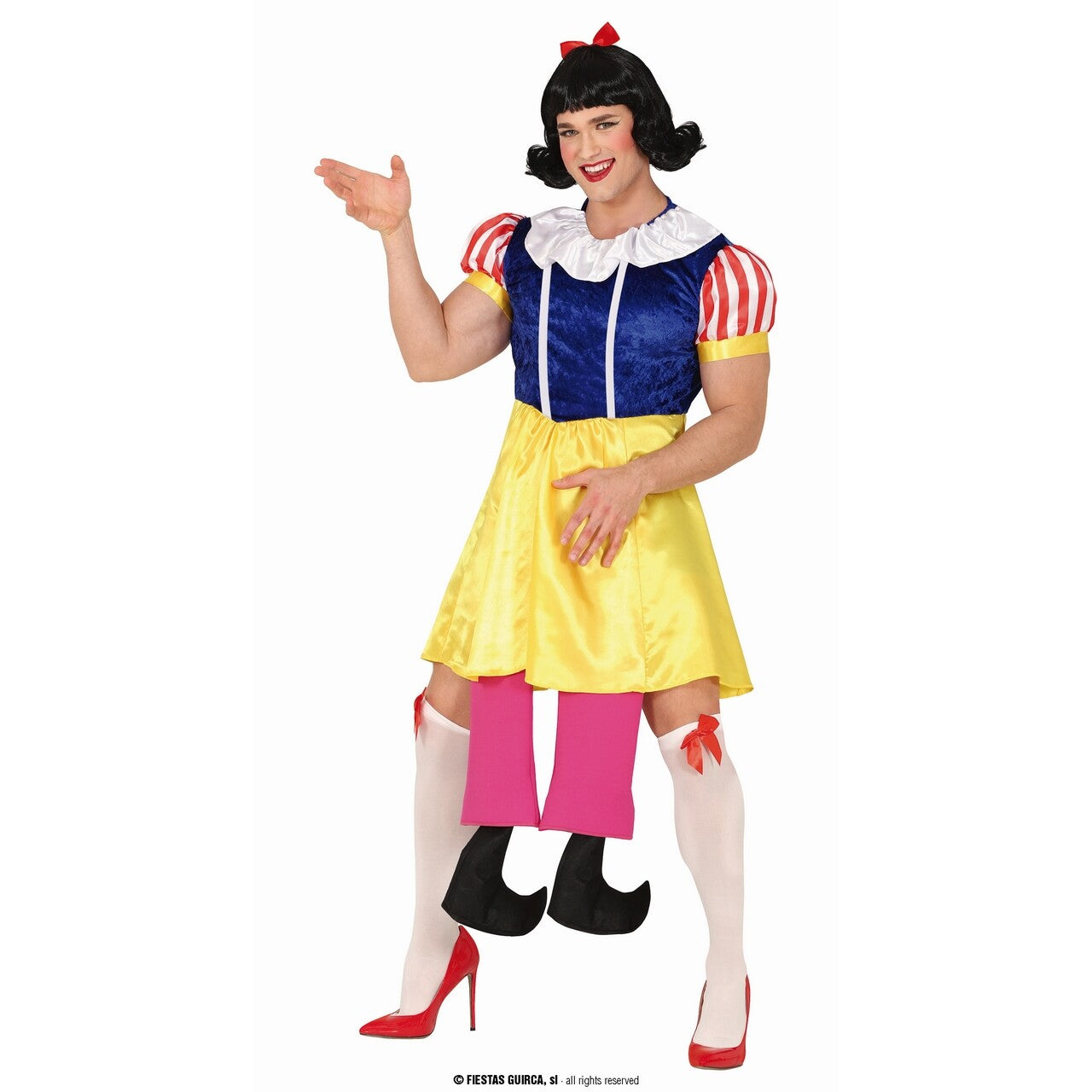 Op deze afbeelding zie je een Kostuums, van het merk Guirca. Wel Bevreden Bosprinses Man Kostuum