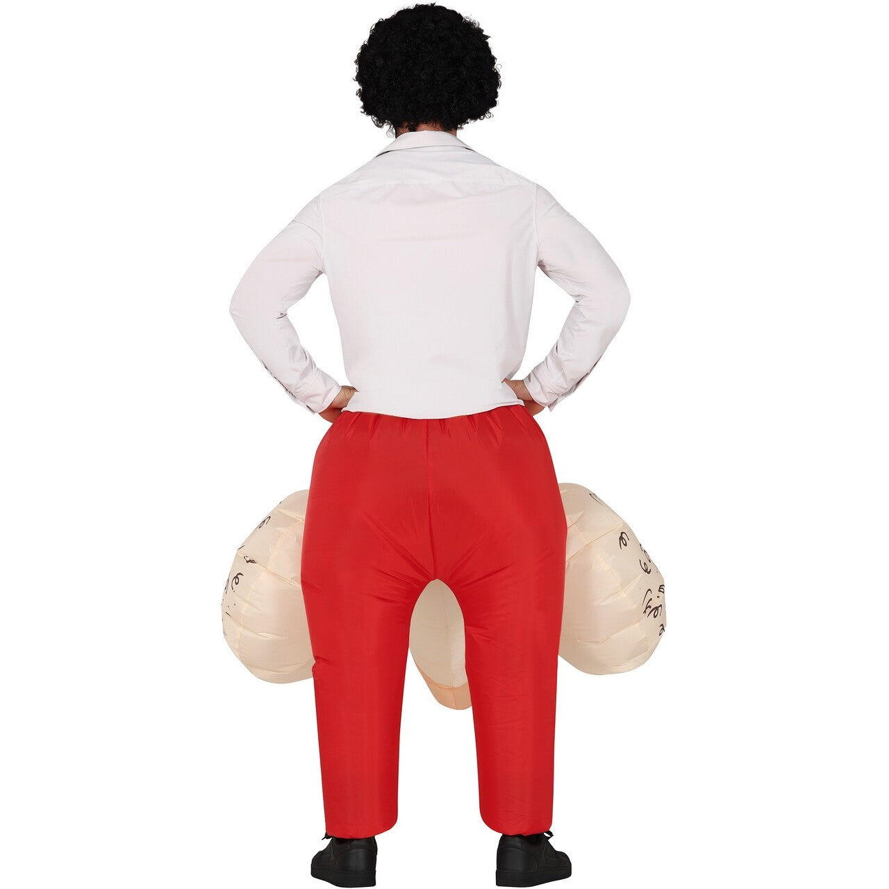 Op deze afbeelding zie je een Kostuums, van het merk Guirca. Opblaasbare Ontsnapte Piemel Broek Man