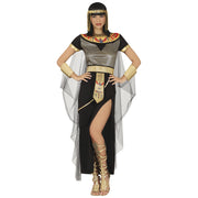 Op deze afbeelding zie je een Kostuums, van het merk Guirca. Egyptische Koningin Farah Vrouw Kostuum