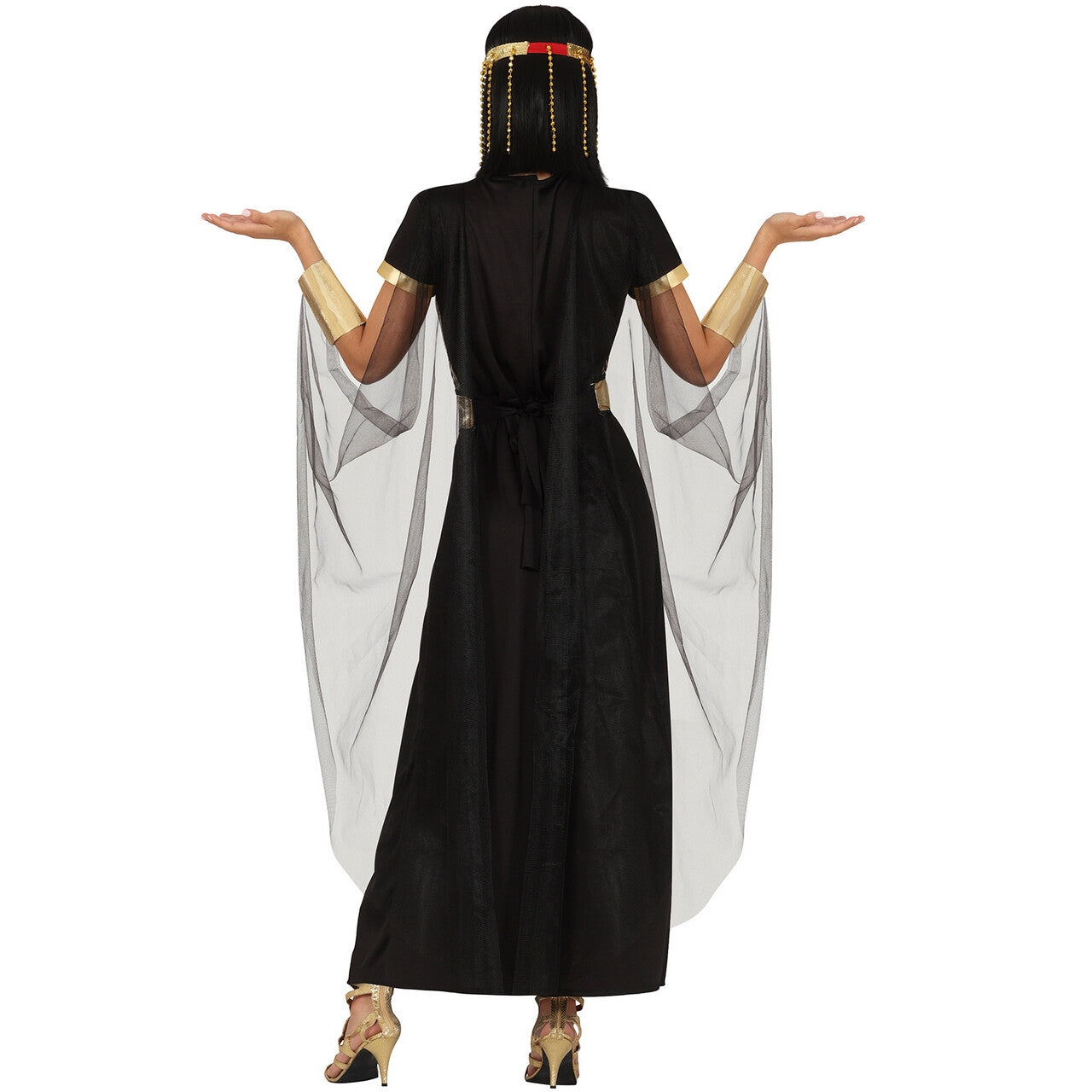 Op deze afbeelding zie je een Kostuums, van het merk Guirca. Egyptische Koningin Farah Vrouw Kostuum