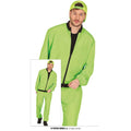 Groene Neon Tracksuit Super 90s Man Kostuum