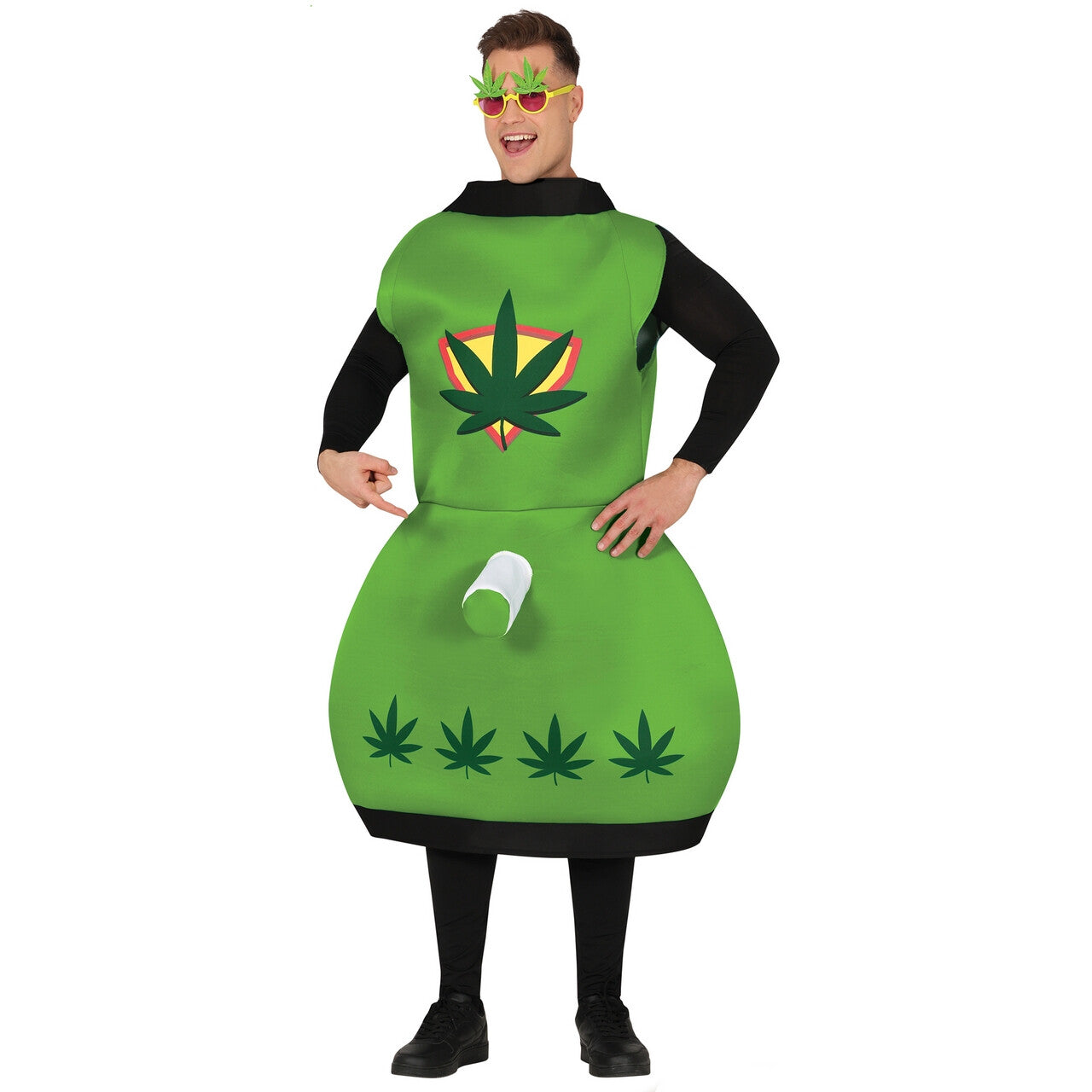 Op deze afbeelding zie je een Kostuums, van het merk Guirca. Jon Ko Smoke Machine Man Kostuum