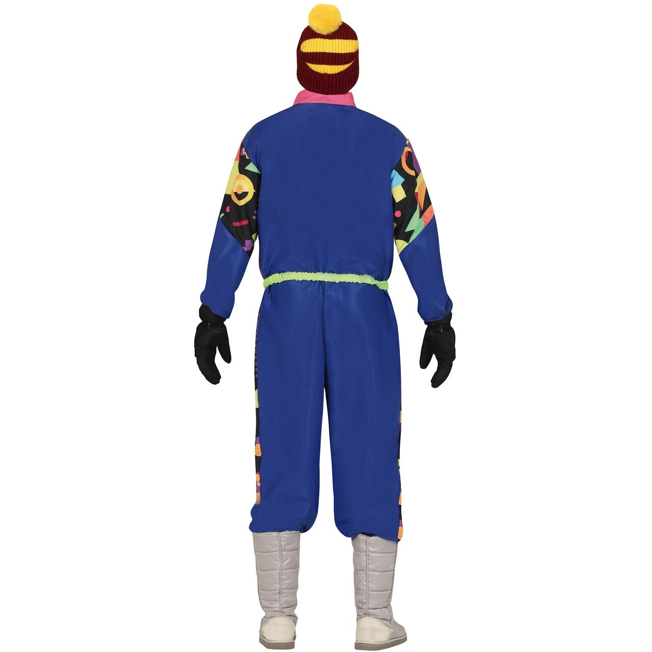 Op deze afbeelding zie je een Kostuums, van het merk Guirca. Jaren 80 Blauw Skipak Lars Lawine Man Kostuum