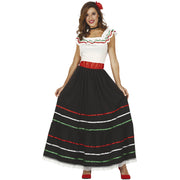 Op deze afbeelding zie je een Kostuums, van het merk Guirca. Mexicaanse Senorita Juanita Vrouw Kostuum