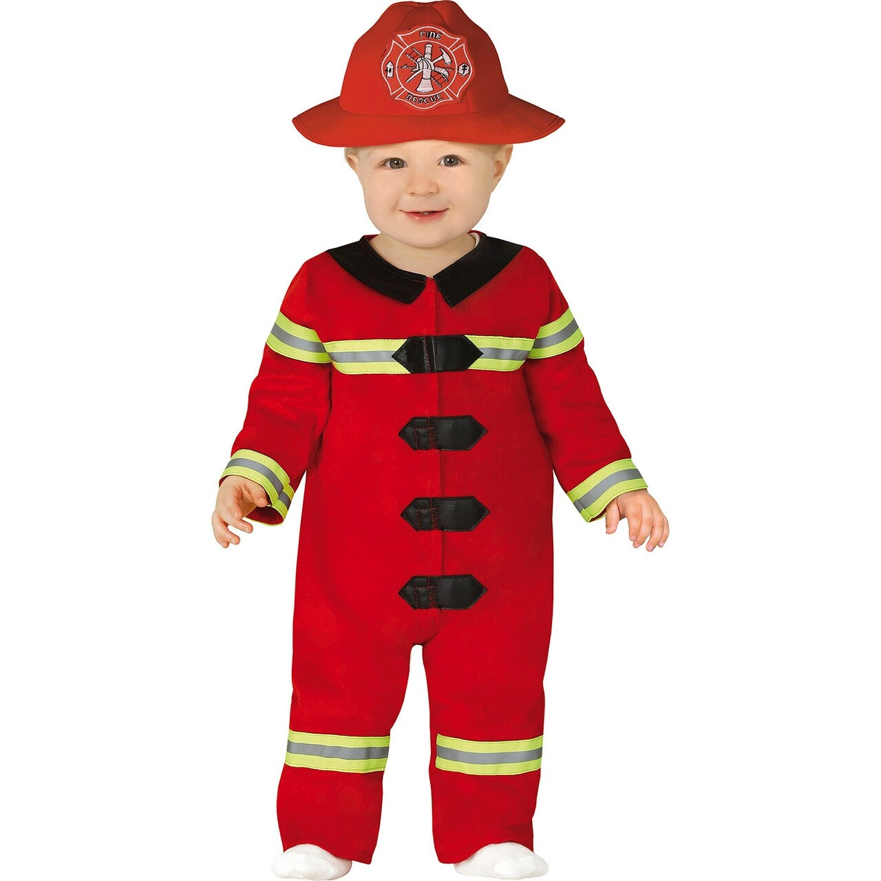 Op deze afbeelding zie je een Kostuums, van het merk Guirca. Niet Spelen Met Vuur Brandweer Kind Kostuum
