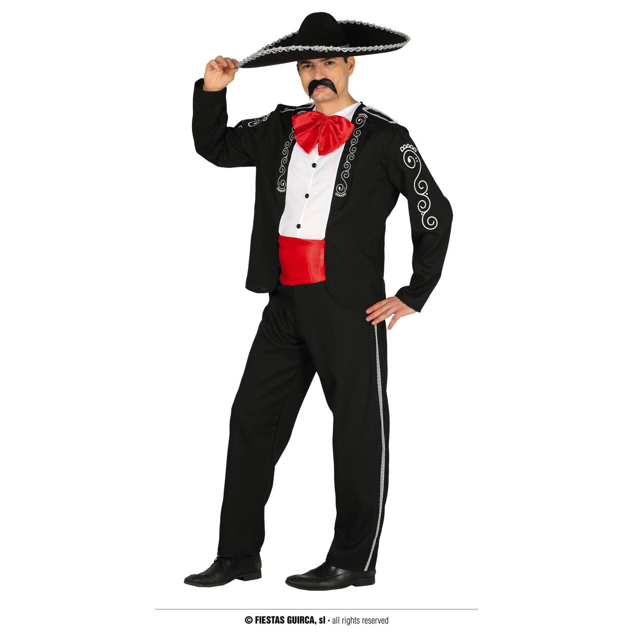 Op deze afbeelding zie je een Kostuums, van het merk Guirca. Mariachi Miguel De La Musica Man Kostuum