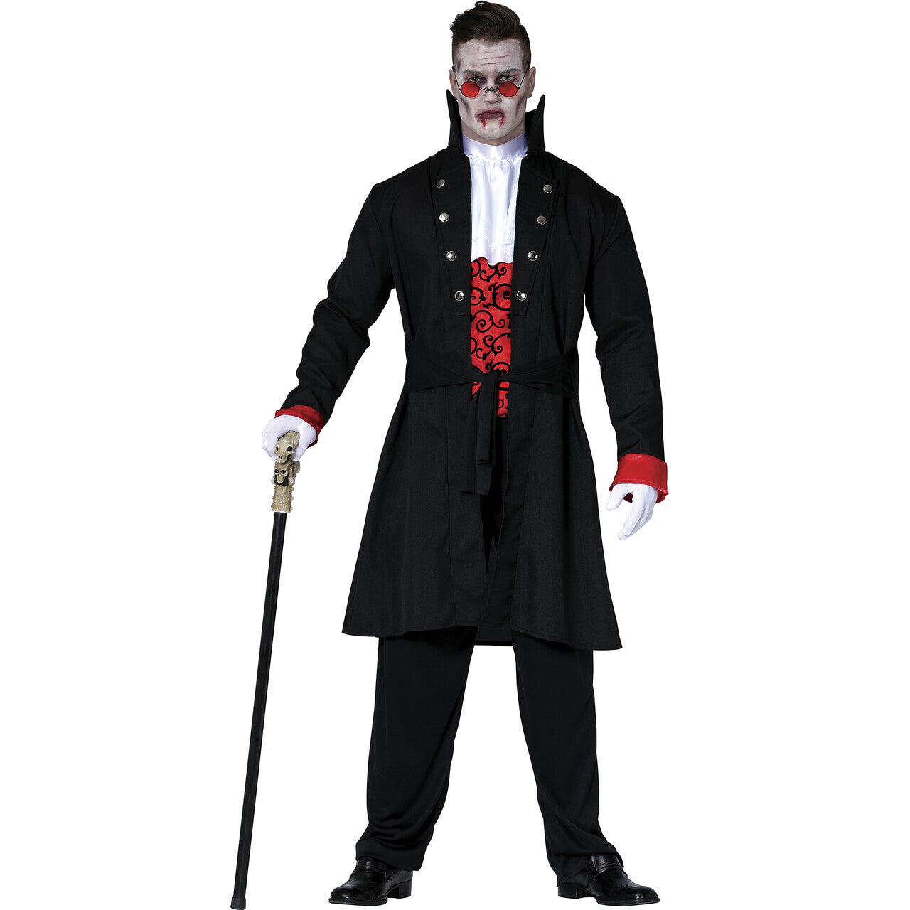 Op deze afbeelding zie je een Kostuums, van het merk Guirca. Hoofd Der Vampieren Vladimir Van Roemania Kostuum