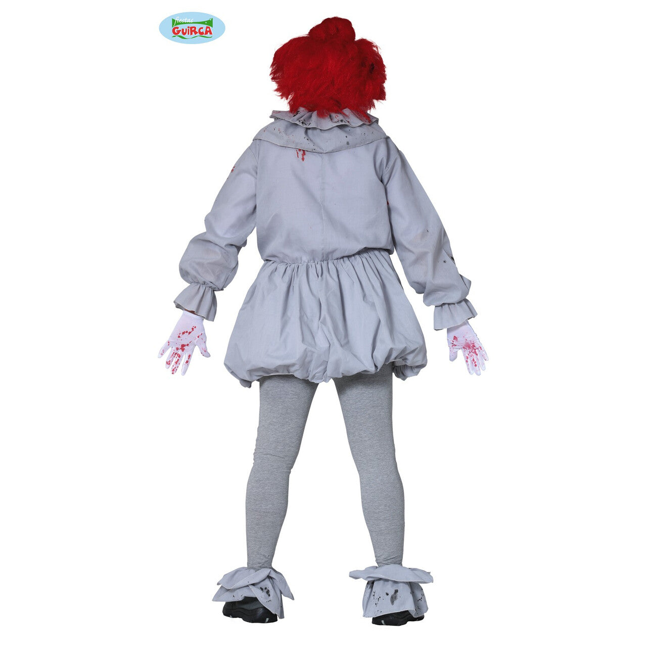 Op deze afbeelding zie je een Kostuums, van het merk Guirca. Scary Larry Killerclown Man Kostuum