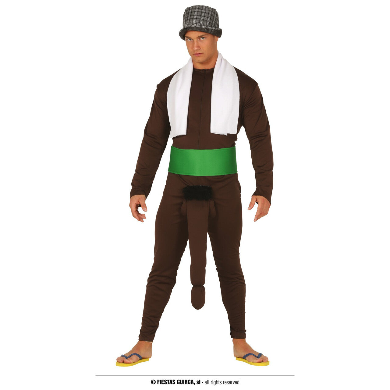 Op deze afbeelding zie je een Kostuums, van het merk Guirca. Nudist Aan De Wandel Man Kostuum