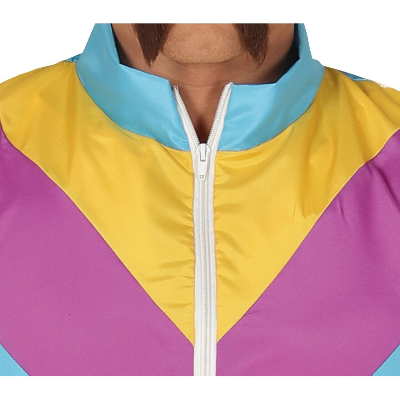 Op deze afbeelding zie je een Kostuums, van het merk Guirca. Fout Trainingspak Super 80s Japie Snel Man Kostuum