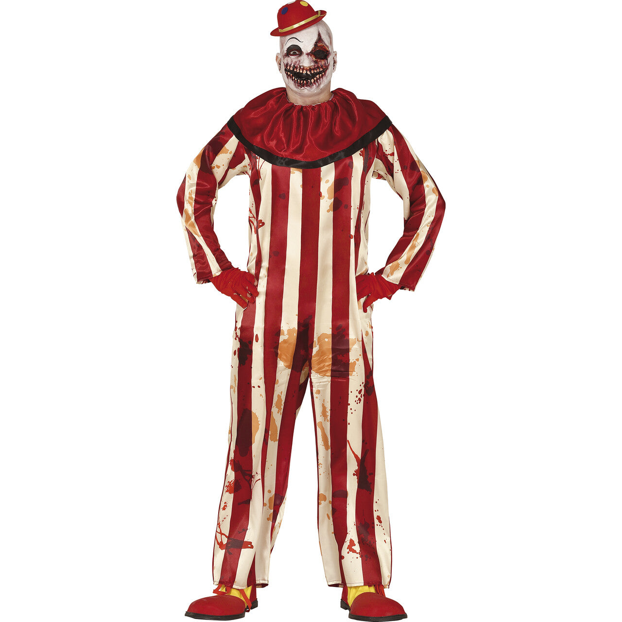 Op deze afbeelding zie je een Kostuums, van het merk Guirca. Clown Zonder Grappen Man Kostuum