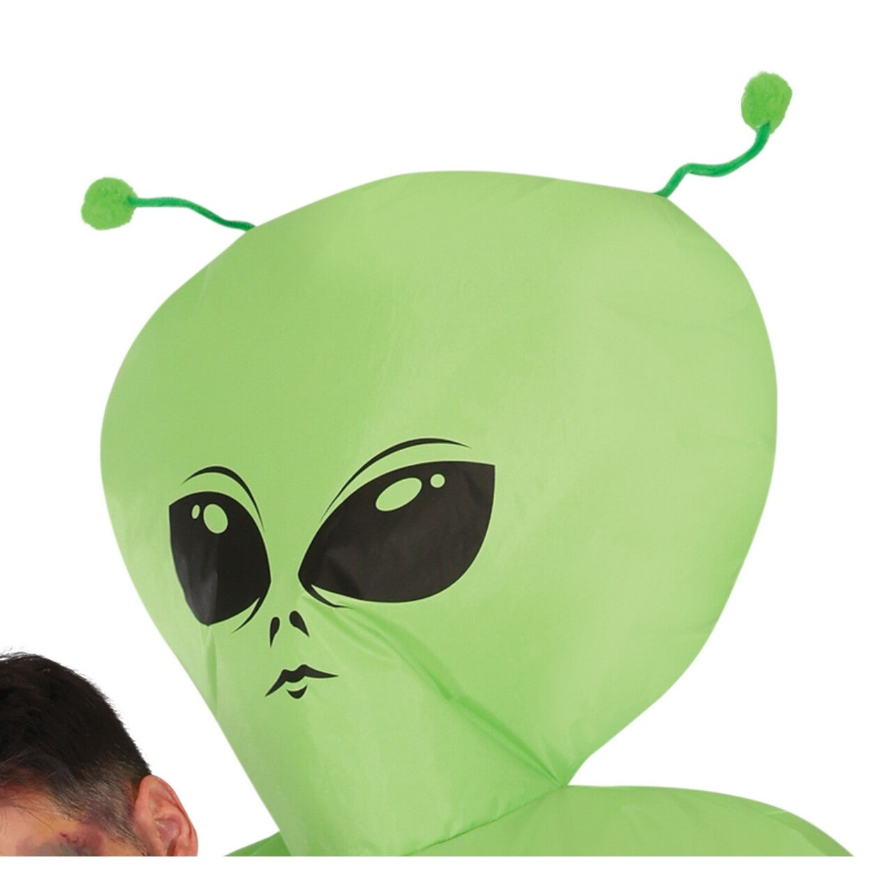 Op deze afbeelding zie je een Kostuums, van het merk Guirca. Green Alien Attack Man Kostuum