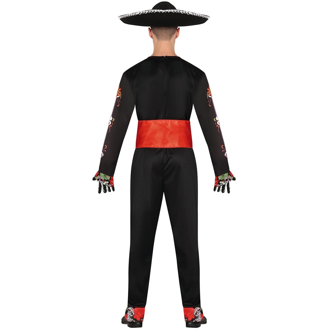 Op deze afbeelding zie je een Kostuums, van het merk Guirca. Langst Spelende Mariachi Bandlid Man Kostuum