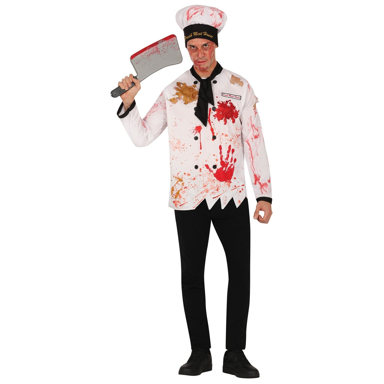 Op deze afbeelding zie je een Kostuums, van het merk Guirca. Fresh Meat House Chef Man Kostuum