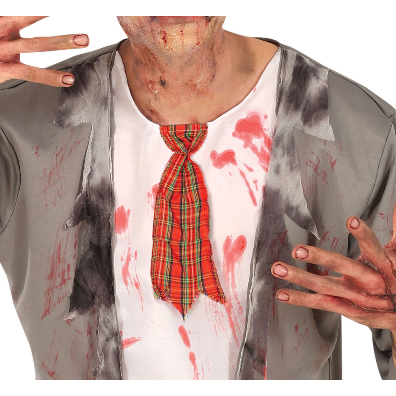 Op deze afbeelding zie je een Kostuums, van het merk Guirca. Gebeten Door Een Zombie Man Kostuum